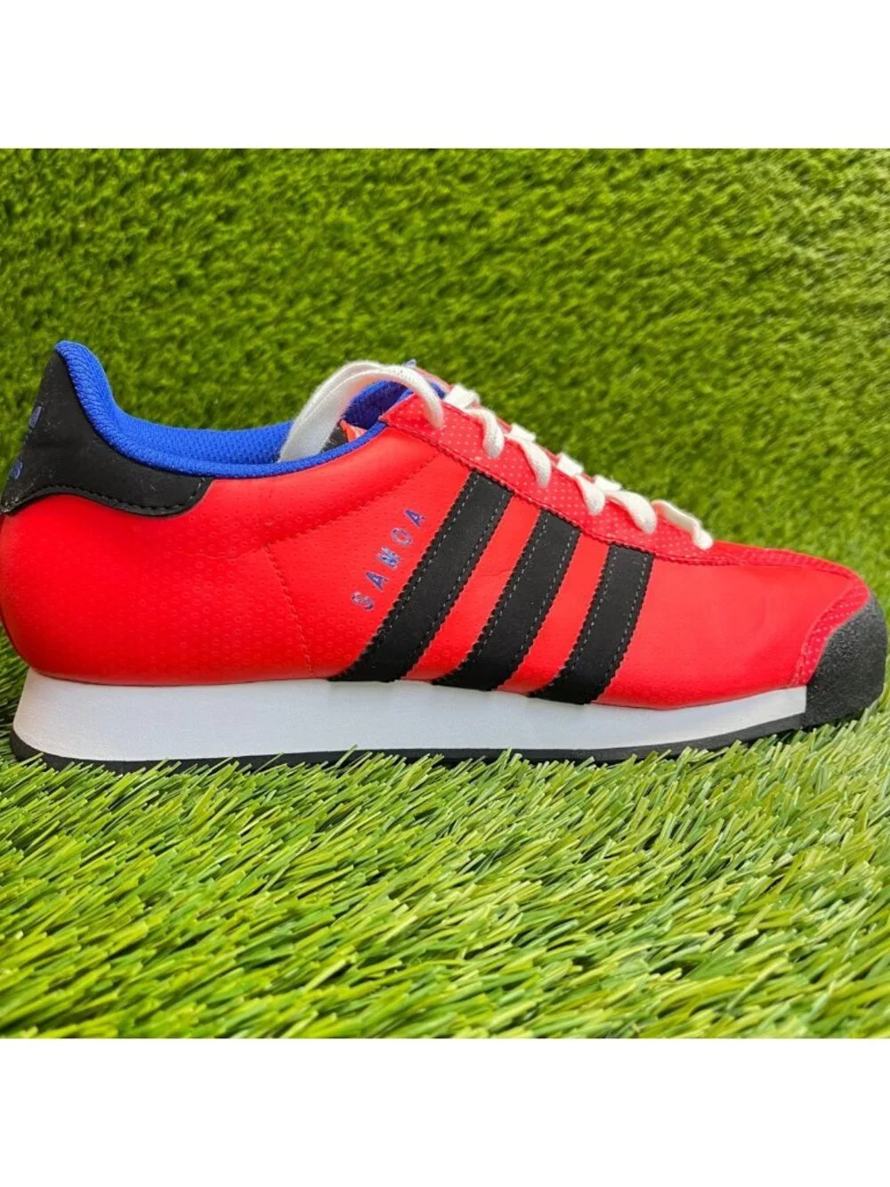 adidas Samba Red Black Blue Low-Top Sneakers